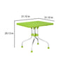 Nilkamal Orchid 1 + 4 Chair Plastic Dining Set (Green)