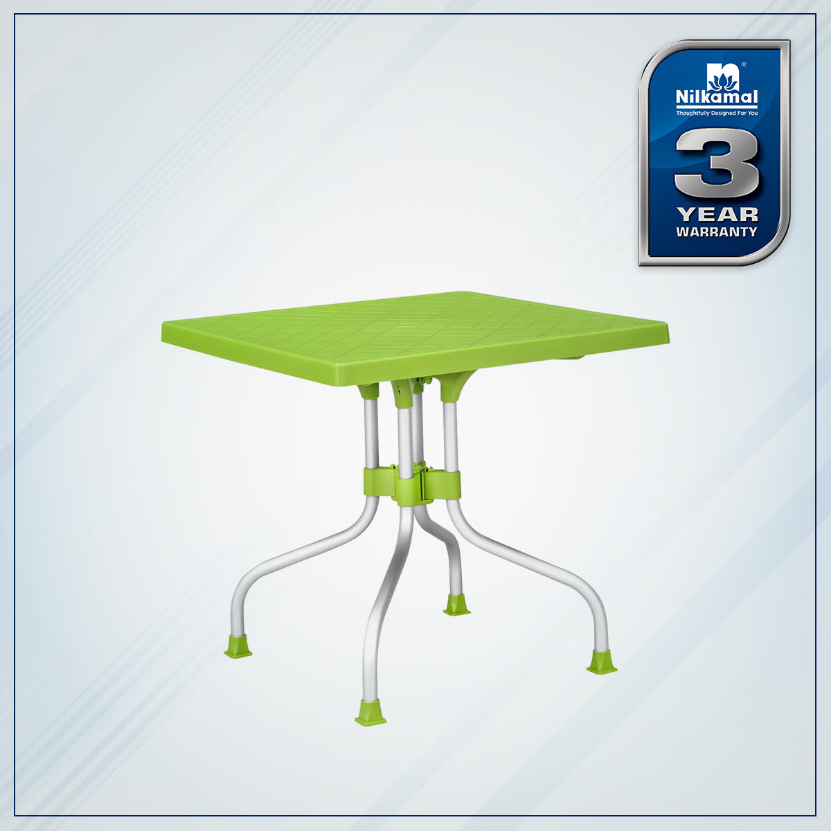 Nilkamal Orchid 4 Seater Plastic Dining Table