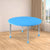 Nilkamal Orange Danube Blue Activity Desk (Circle)