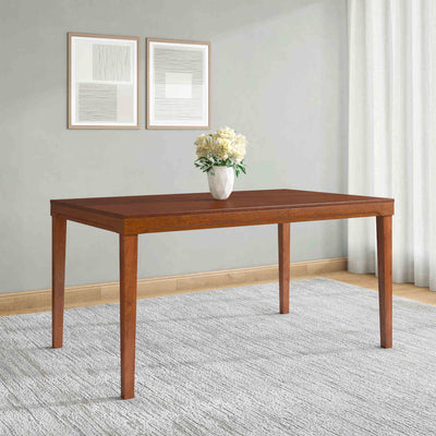 Nilkamal Olenna 6 Seater Dining Table (Walnut)