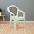 Nilkamal Paradise Plastic Arm Chair (Cream & Ratian Dark Beige)