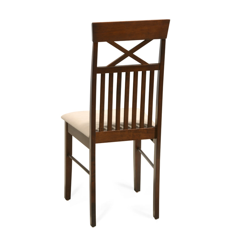 Nilkamal Paula 6 Seater Dining Set (Walnut)