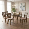 Nilkamal Peak 6 Seater Dining Set (Cappuccino)