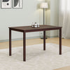 Nilkamal Peak Four Seater Dining Table (Cappuccino)