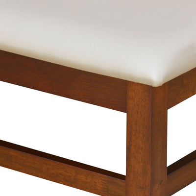 Nilkamal Peak Multi Use Long Sitting Bench for Living Room | Dining Room (Light Cappuccino)