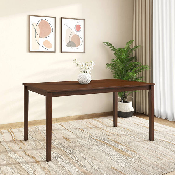 Nilkamal Peak Seater Dining Table (Cappuccino) - Main Image