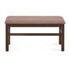 Nilkamal Peak Multi Use Medium Sitting Bench for Living Room | Dining Room (Cappuccino)