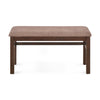 Nilkamal Peak Multi Use Medium Sitting Bench for Living Room | Dining Room (Cappuccino)