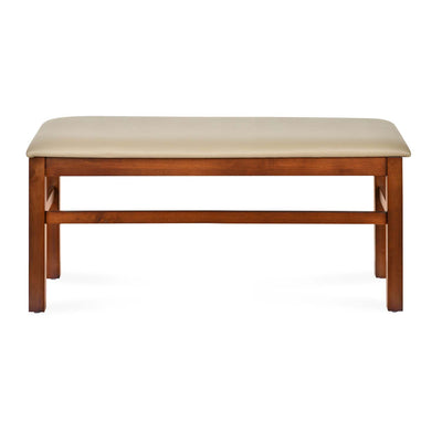 Nilkamal Pearl Multi Use Medium Sitting Bench for Living Room | Dining Room (Cappuccino)
