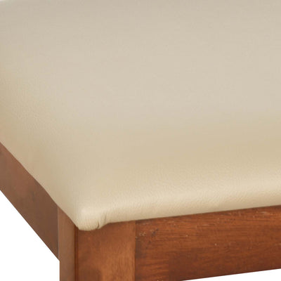 Nilkamal Pearl Multi Use Medium Sitting Bench for Living Room | Dining Room (Cappuccino)