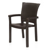 Nilkamal Platinum Siesta Chair Season Rust Brown – Side View 2