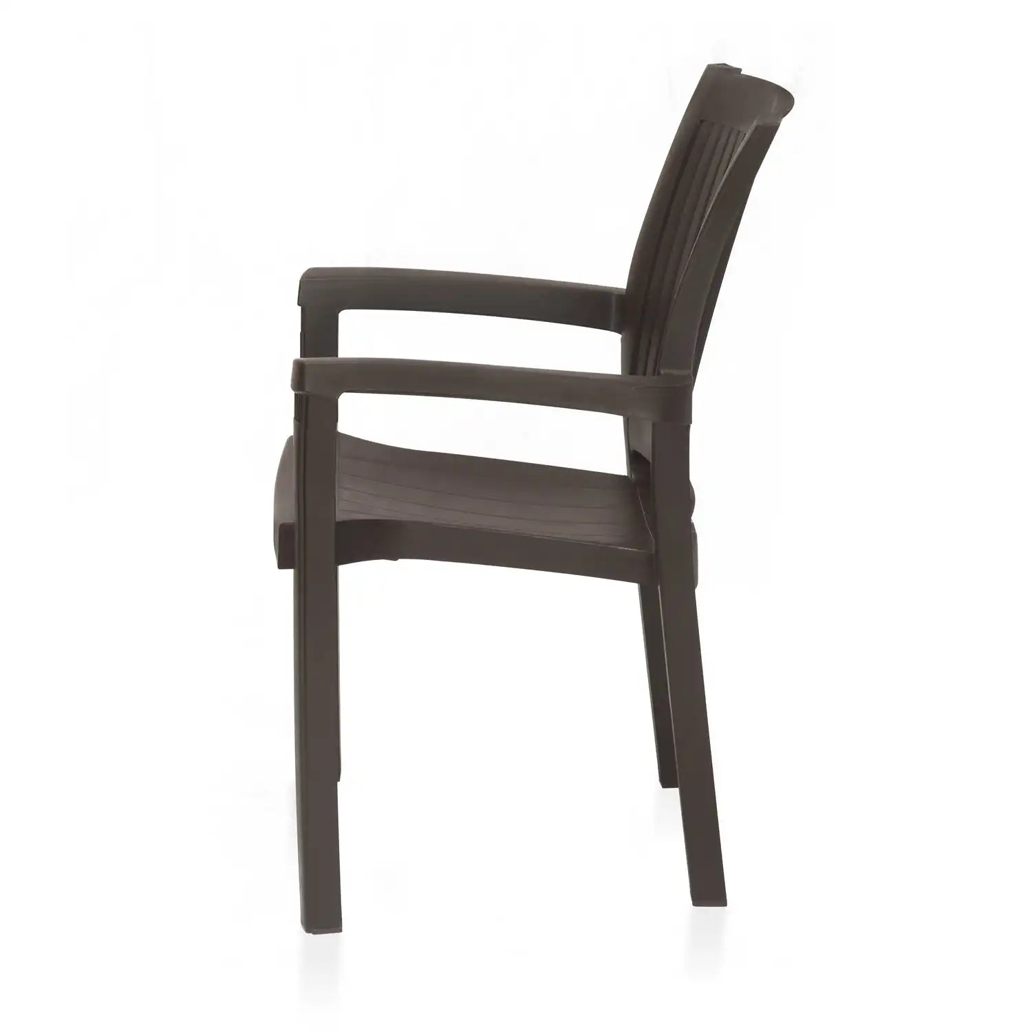 Nilkamal Platinum Siesta Chair  Season Rust Brown – Side Angle