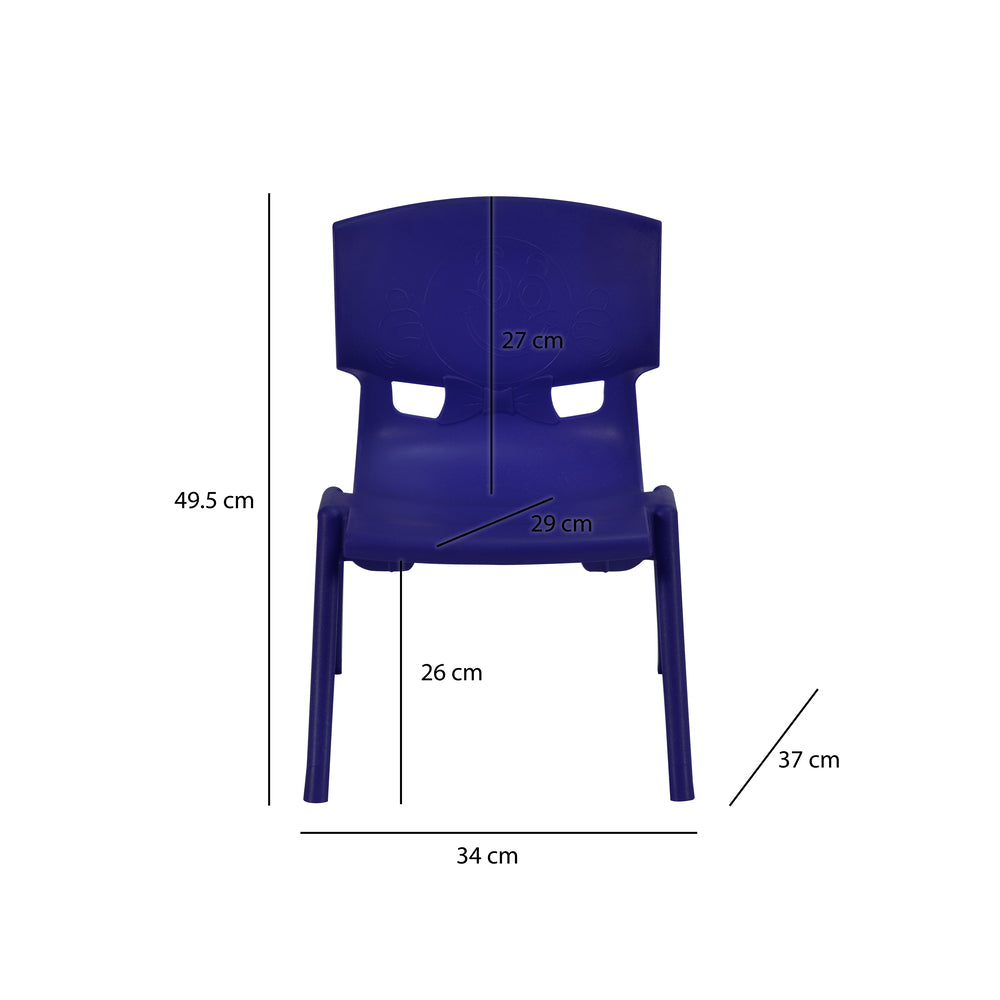 Nilkamal Genius Ludo Table + 2 Chairs Kid's Study Set