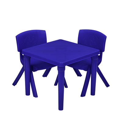 Nilkamal Genius Ludo Table + 2 Chairs Kid's Study Set