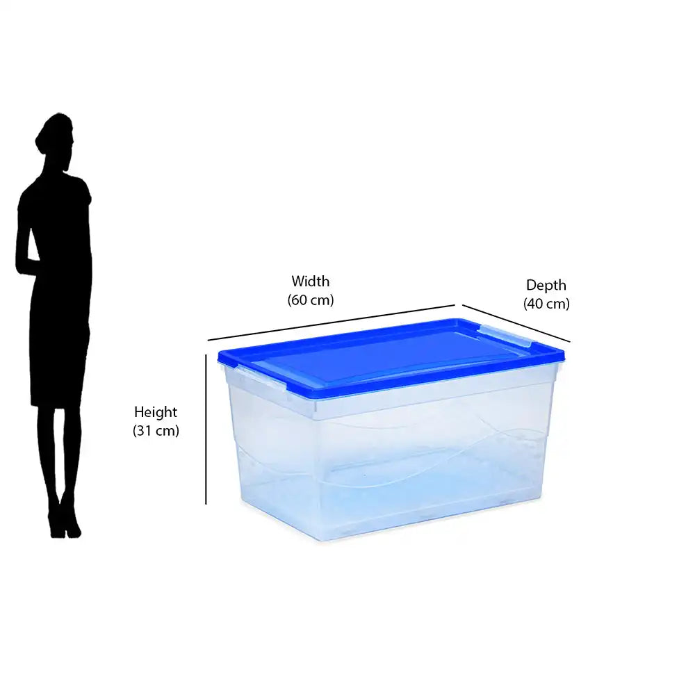 Nilkamal 50 Ltr Multipurpose Storage Box with Lid – Size In Centimeter
