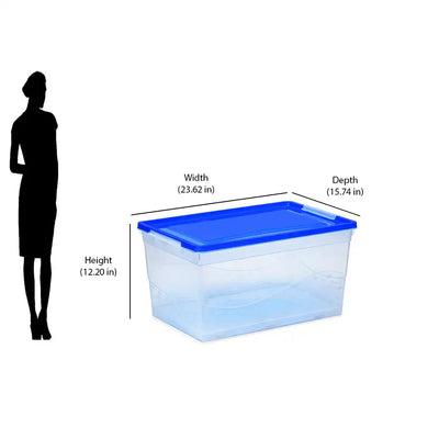 Nilkamal 50 Ltr Multipurpose Storage Box with Lid – Size In Inches