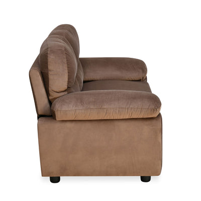 Nilkamal Rebecca Fabric 2 Seater Sofa (Brown)
