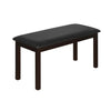 Nilkamal Ridge Multi Use Medium Sitting Bench for Living Room | Dining Room (Dark Cappuccino)