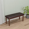 Nilkamal Rover Multi Use Long Sitting Bench for Living Room | Dining Room (Walnut Brown)