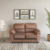 Nilkamal Rebecca Fabric 2 Seater Sofa (Brown)