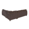 Nilkamal Rebecca Velvet Corner Sofa (Choco Brown)
