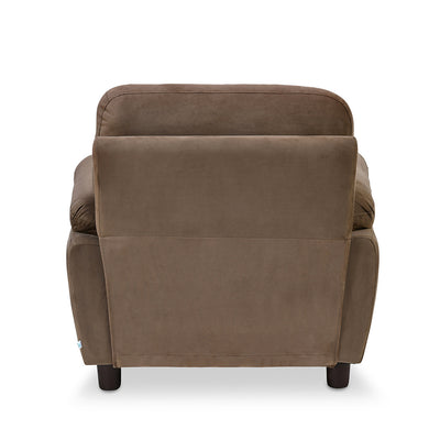 Nilkamal Rebecca 1 Seater Velvette Sofa (Brown)