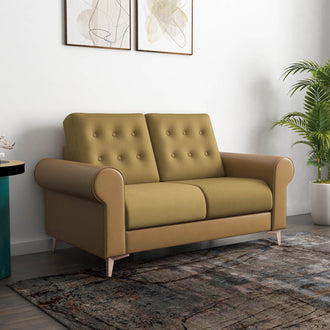 Nilkamal Rippon 2 Seater Sofa (Brown)