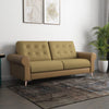 Nilkamal Rippon 3 Seater Sofa (Brown)