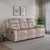 Nilkamal Rosia 3 Seater Manual Recliner Sofa (Light Brown)