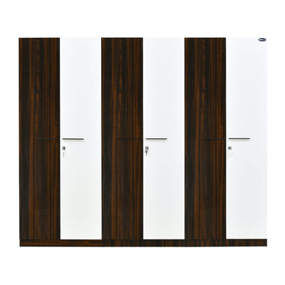 Nilkamal Salsa 6 Door Wardrobe (Brown)