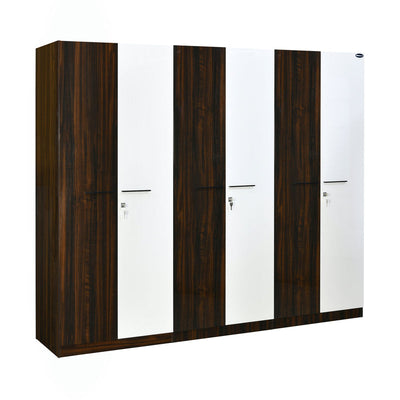 Nilkamal Salsa 6 Door Wardrobe (Brown)
