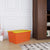 Nilkamal 50  Litre Multipurpose Storage Box with Lid (Orange and Yellow)