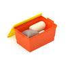 Nilkamal 50 Litre Multipurpose Storage Box with Lid (Orange and Yellow) - Open Storage View