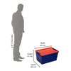 Nilkamal Multipurpose 50 Ltr Storage Box – Size in CM