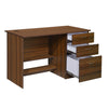 Nilkamal Scholar Study Desk (Brown) - Slight Side View With Open Drawer