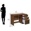 Nilkamal Scholar Study Desk (Brown) - Size In Centimeter