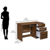 Nilkamal Scholar Study Desk (Brown) - Size In Inches