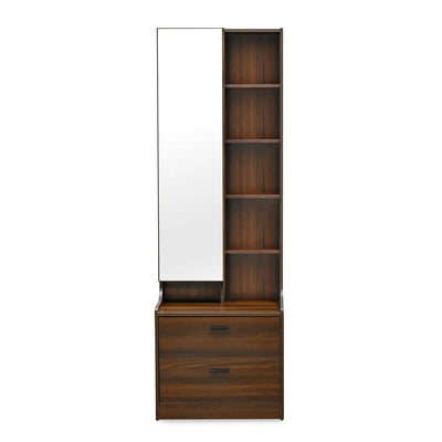 Nilkamal Serra Dresser with Mirror (Walnut)
