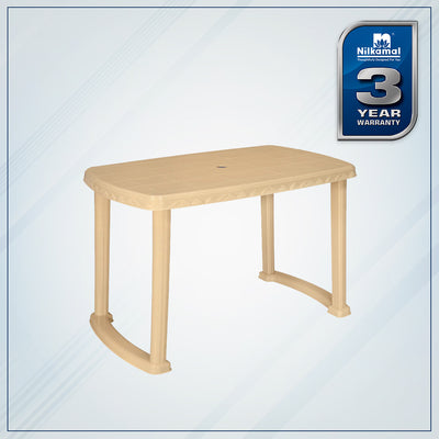 Nilkamal Shahenshah Dining Table (Marble Beige)