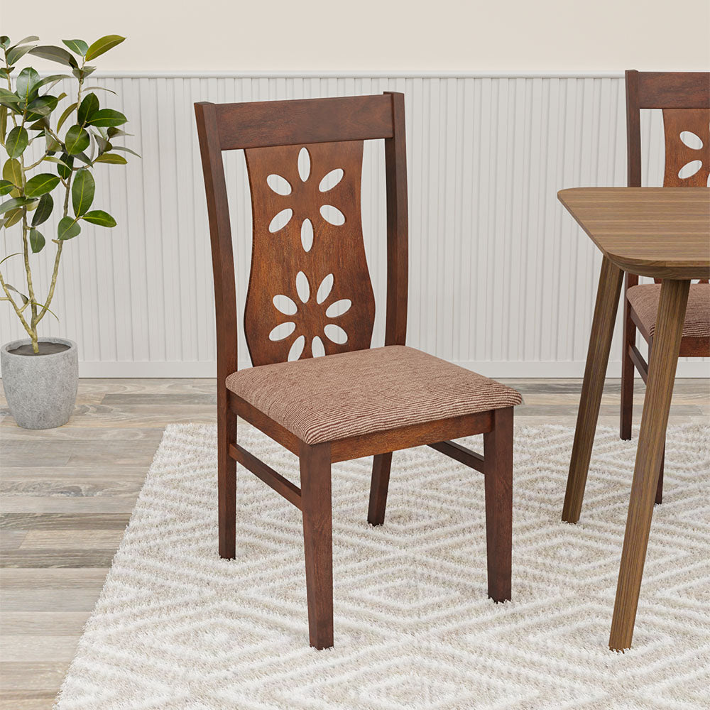 Nilkamal Sutlej Dining Chair (Antique Cherry) - Main Image