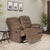 Nilkamal Skelton 2 Seater Manual Recliner (Velvet Brown)