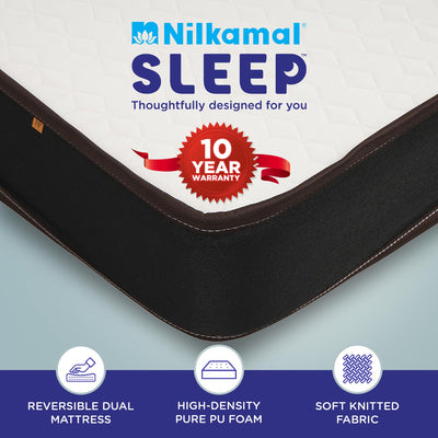 Nilkamal Sleep Lite Dual Comfort 8 Inch Queen Size Mattress - 78 x 60 Inch