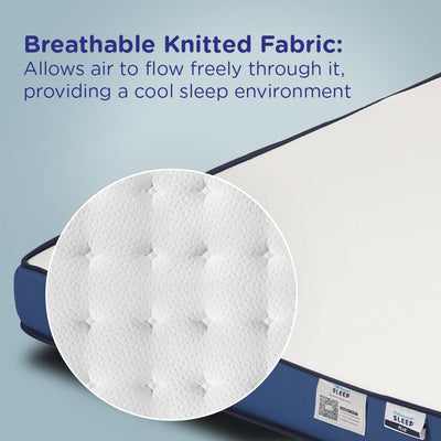 Nilkamal Sleep Plus Memory Foam 8 Inch Queen Size Mattress - 78 x 60 Inch