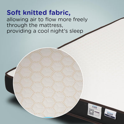 Nilkamal Sleep Lite Dual Comfort 6 Inch Queen Size Mattress - 78 x 60 Inch