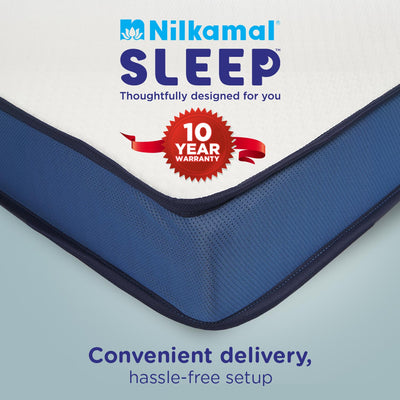 Nilkamal Sleep Plus Memory Foam 8 Inch King Size Mattress - 78 x 72 Inch