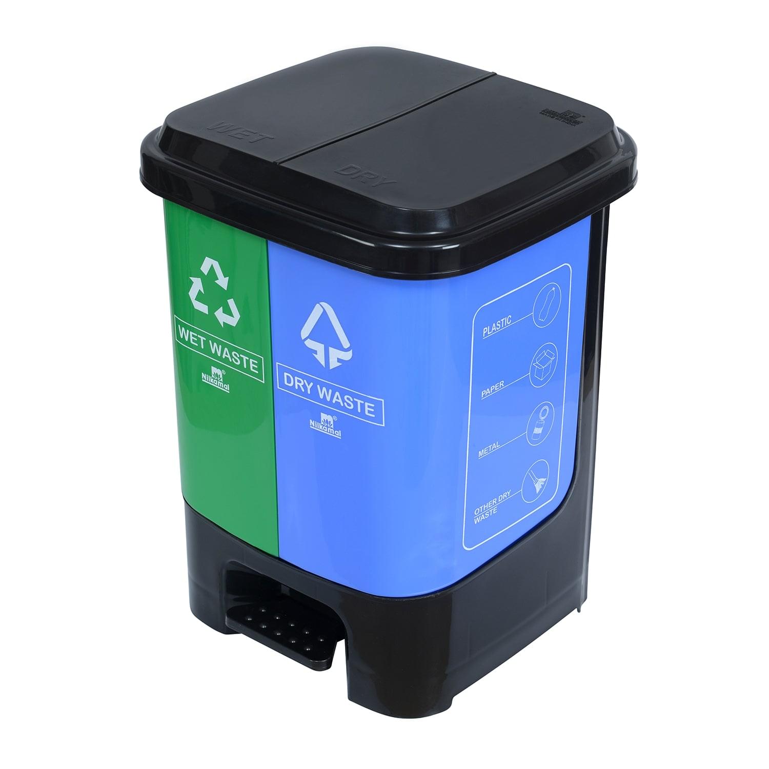 Nilkamal 10 Ltr Twin Dustbin