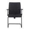 Nilkamal Thames Visitor Fabric Chair (Black)