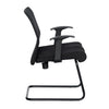 Nilkamal Thames Visitor Fabric Chair (Black)