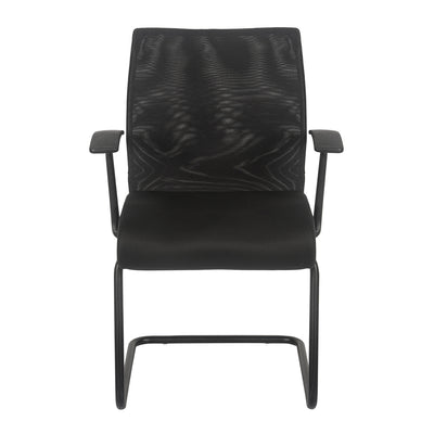 Nilkamal Thames Visitor Mesh Chair (Black)