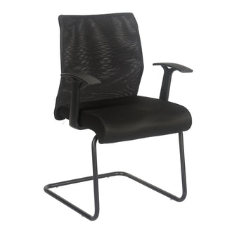 Nilkamal Thames Visitor Mesh Chair (Black)